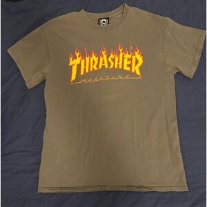 Thrasher tshirt - grey/green